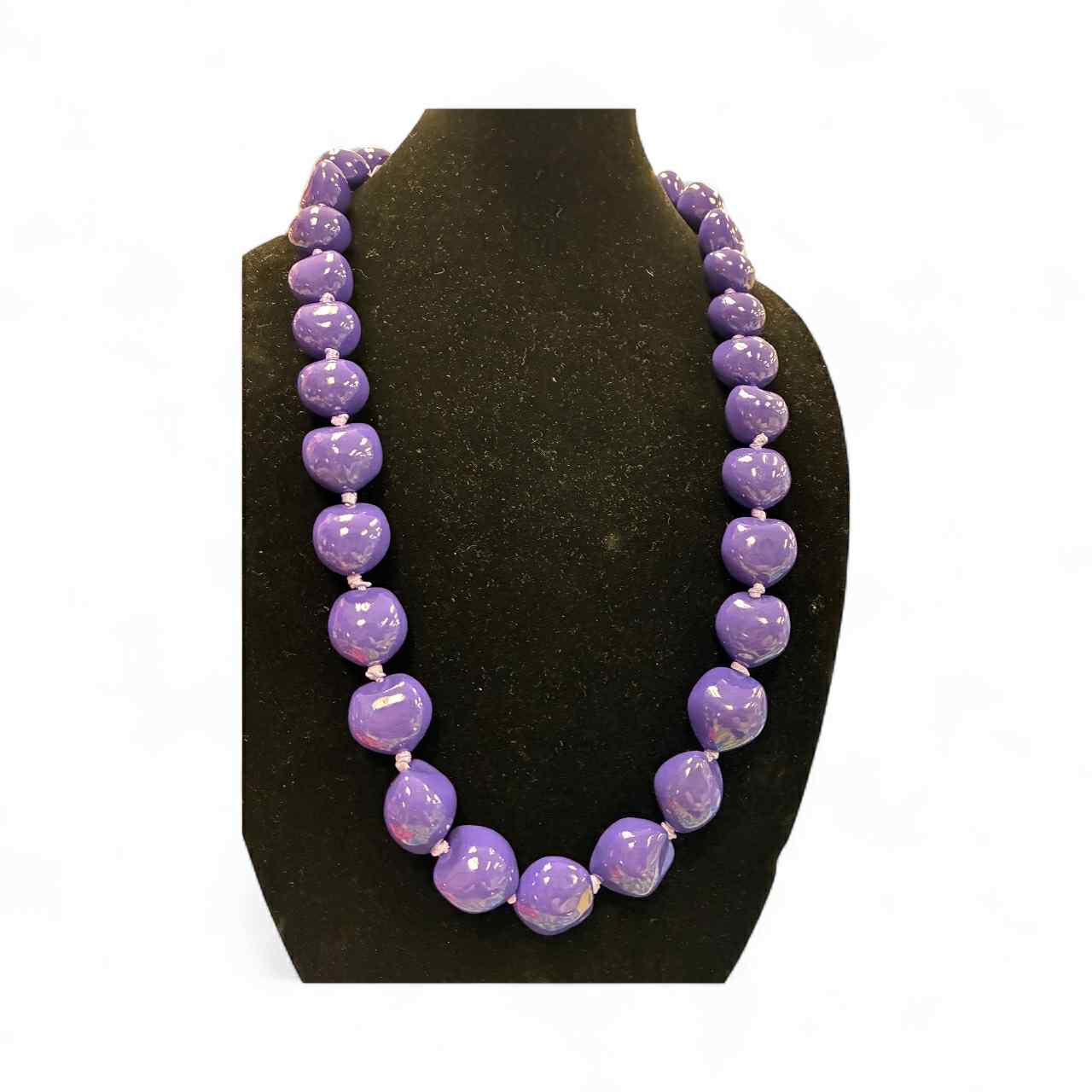 Authentic Kukui Nut Necklace 32” – Hawaiian Lei Jewelry | Purple