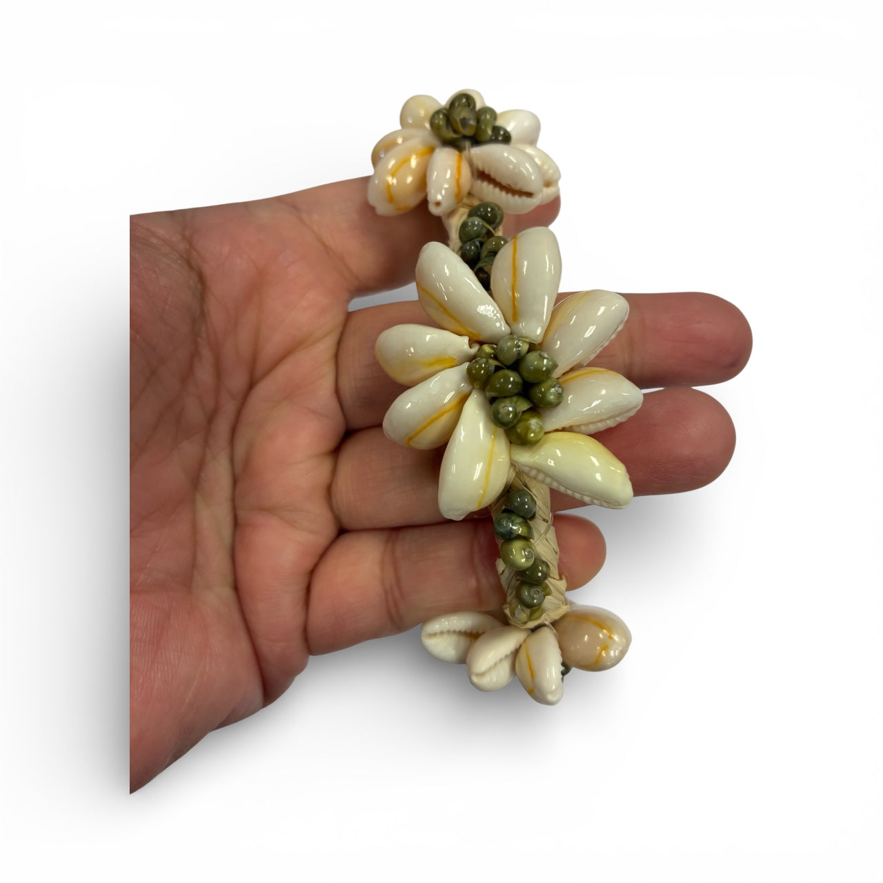 Handcrafted Island Shell Flower Necklace Set (ASSS010)