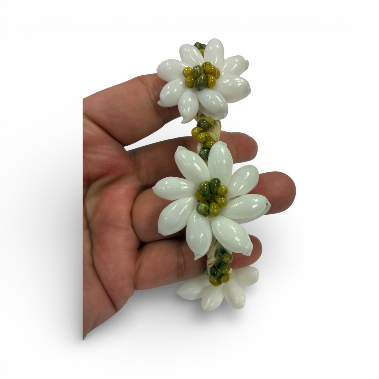 Handcrafted Island Shell Flower Necklace Set (ASSS013)