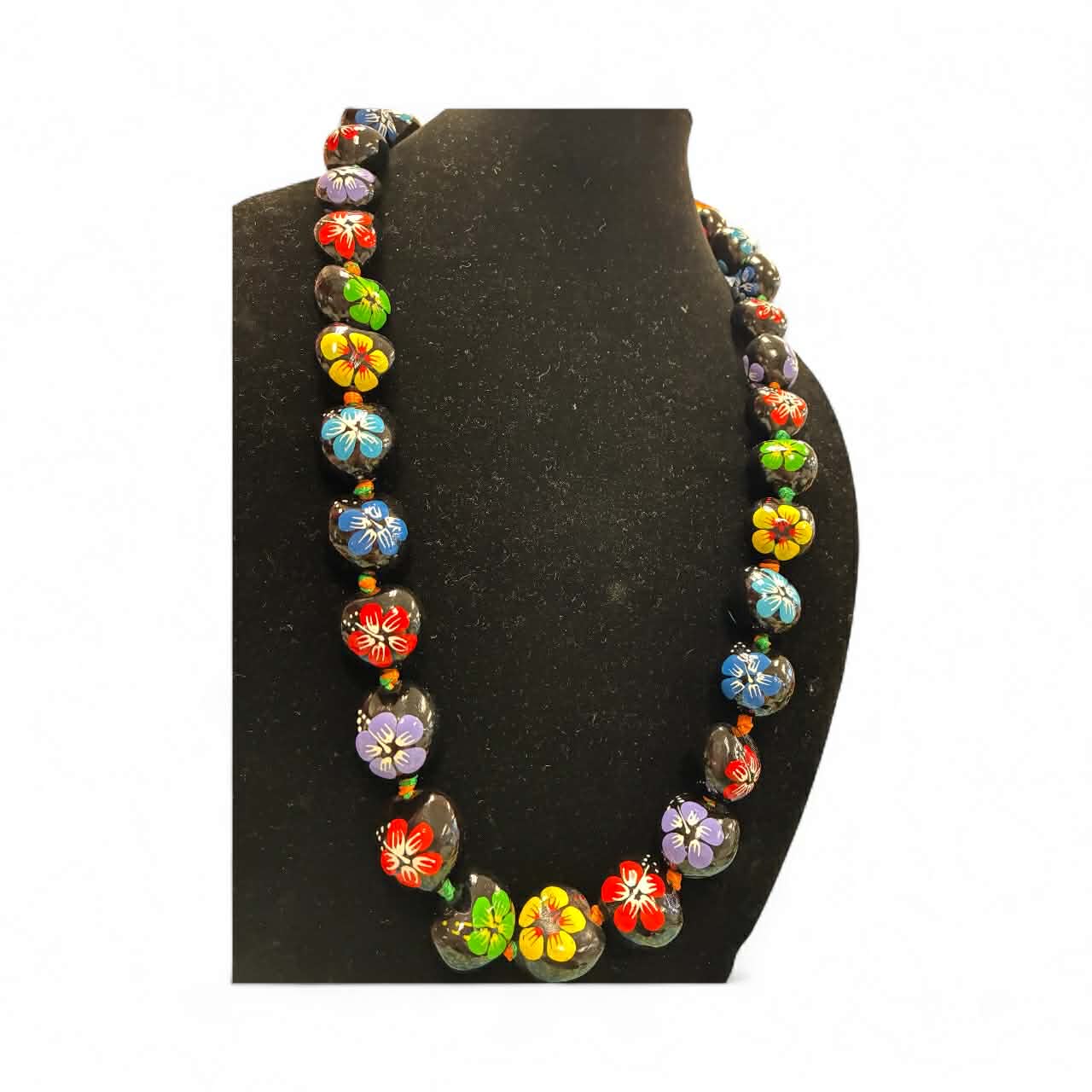 Authentic Kukui Nut Necklace 32” – Hawaiian Lei Jewelry | Multicolor