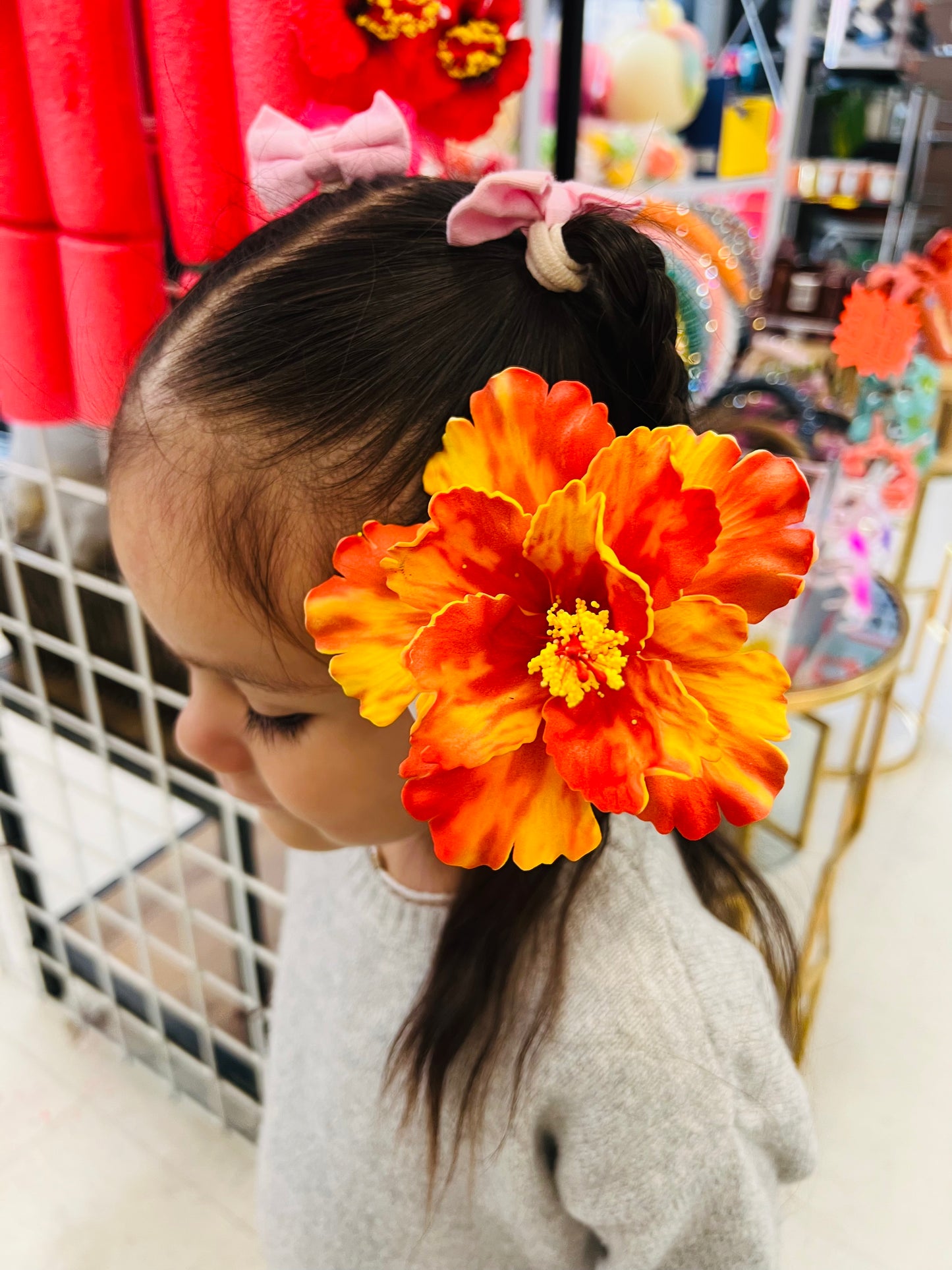 HIBISCUS - Hair Flower Accessory AOLFL005 (11cm)