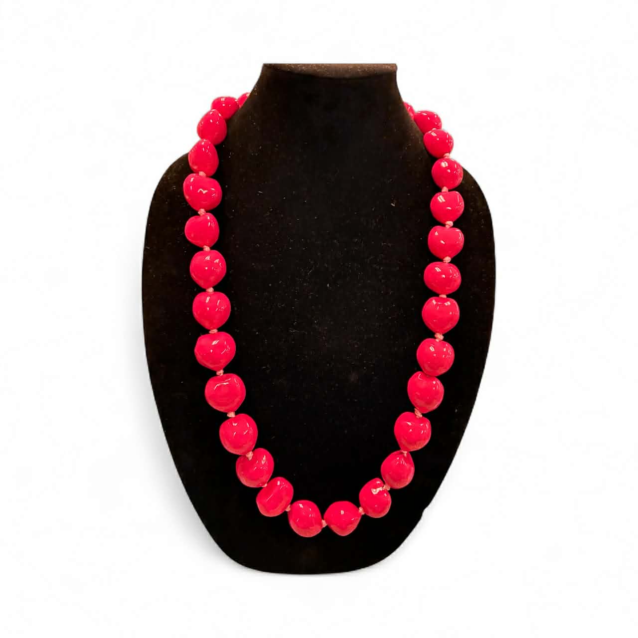 Authentic Kukui Nut Necklace 32” – Hawaiian Lei Jewelry | Pink