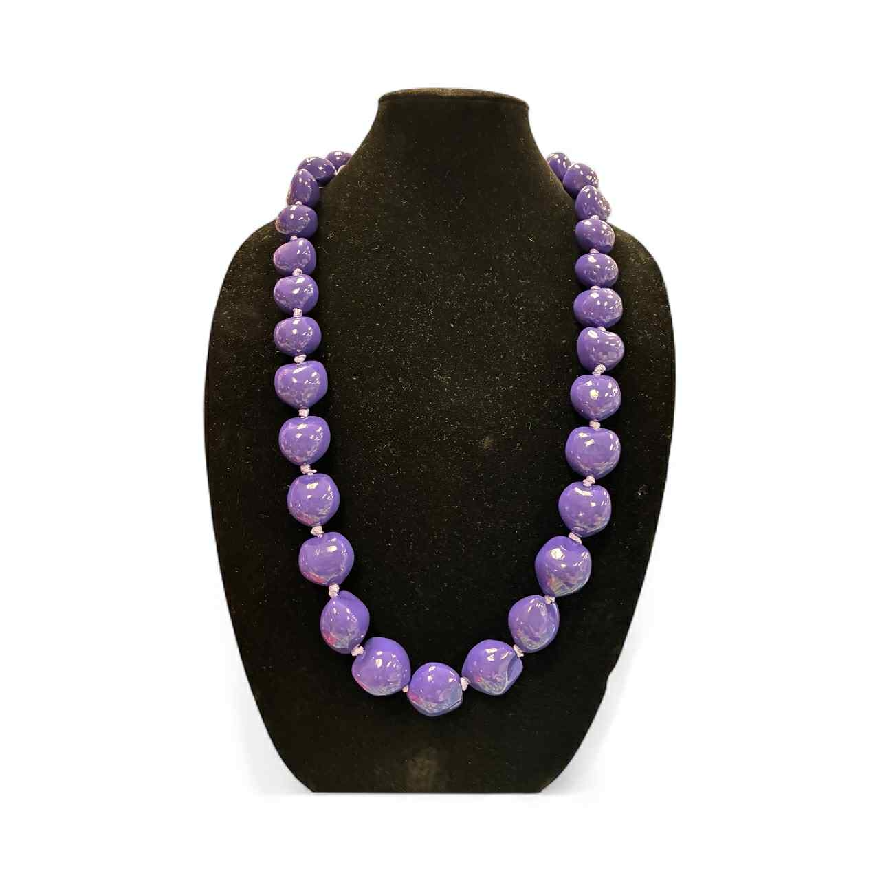Authentic Kukui Nut Necklace 32” – Hawaiian Lei Jewelry | Purple