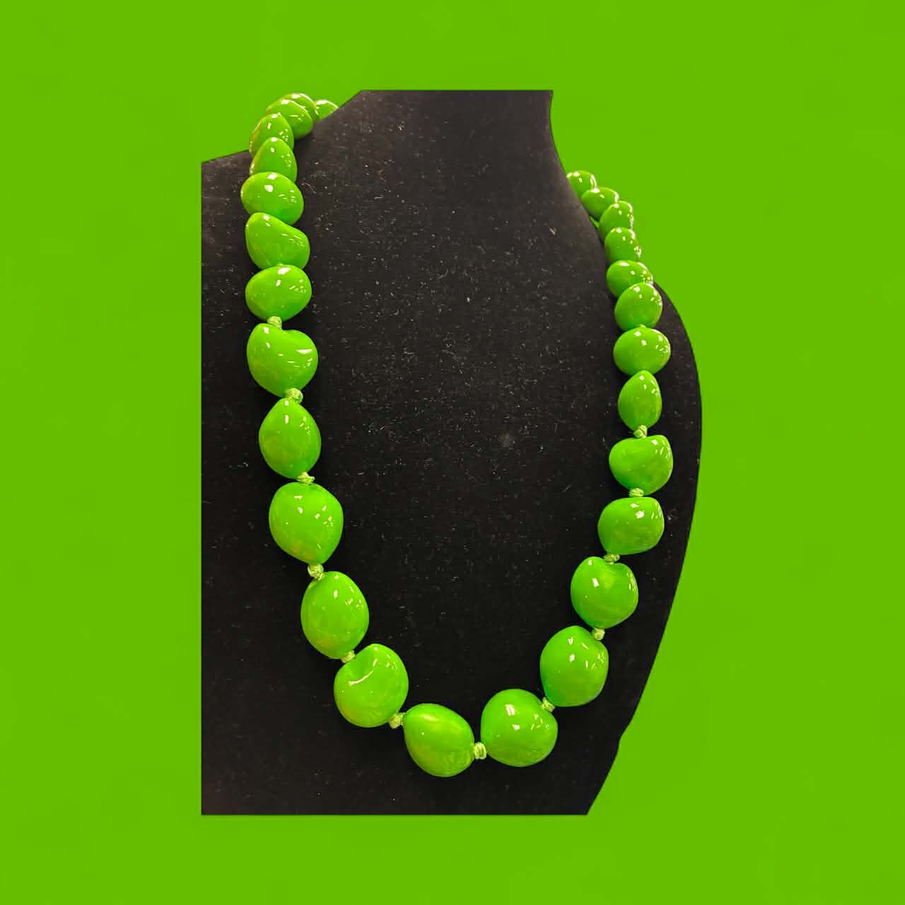 Authentic Kukui Nut Necklace 32” – Hawaiian Lei Jewelry | Light Green