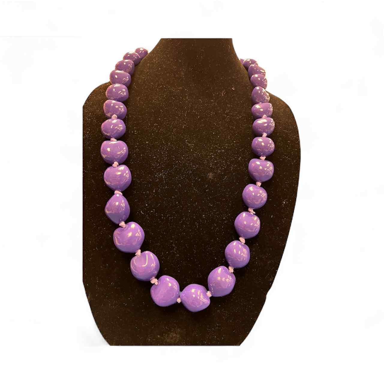 Authentic Kukui Nut Necklace 32” – Hawaiian Lei Jewelry | Lavender