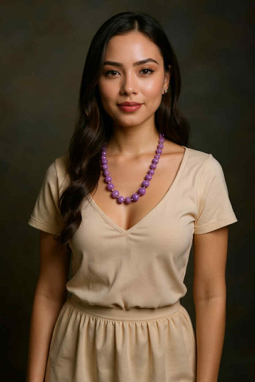 Authentic Kukui Nut Necklace 32” – Hawaiian Lei Jewelry | Lavender