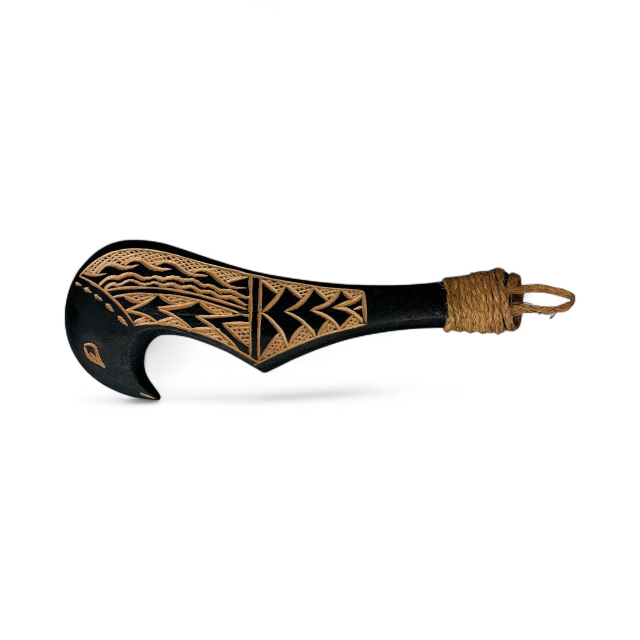 Handcrafted Polynesian Tribal Bird Hook Carving – Island Art (HPTBHC01)