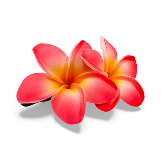 PLUMERIA Flower Hair Clip Pink AOLFL014