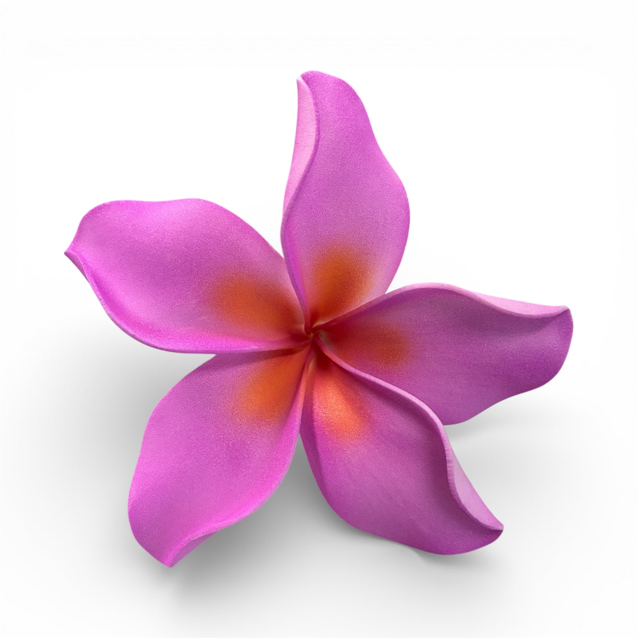 PLUMERIA Hair Flower Pink with Orange AOLFL030 (11cm)