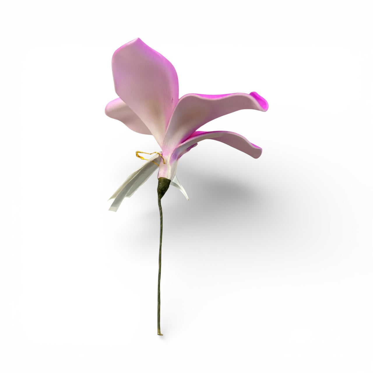 PLUMERIA Hair Flower Pink with Orange AOLFL030 (11cm)