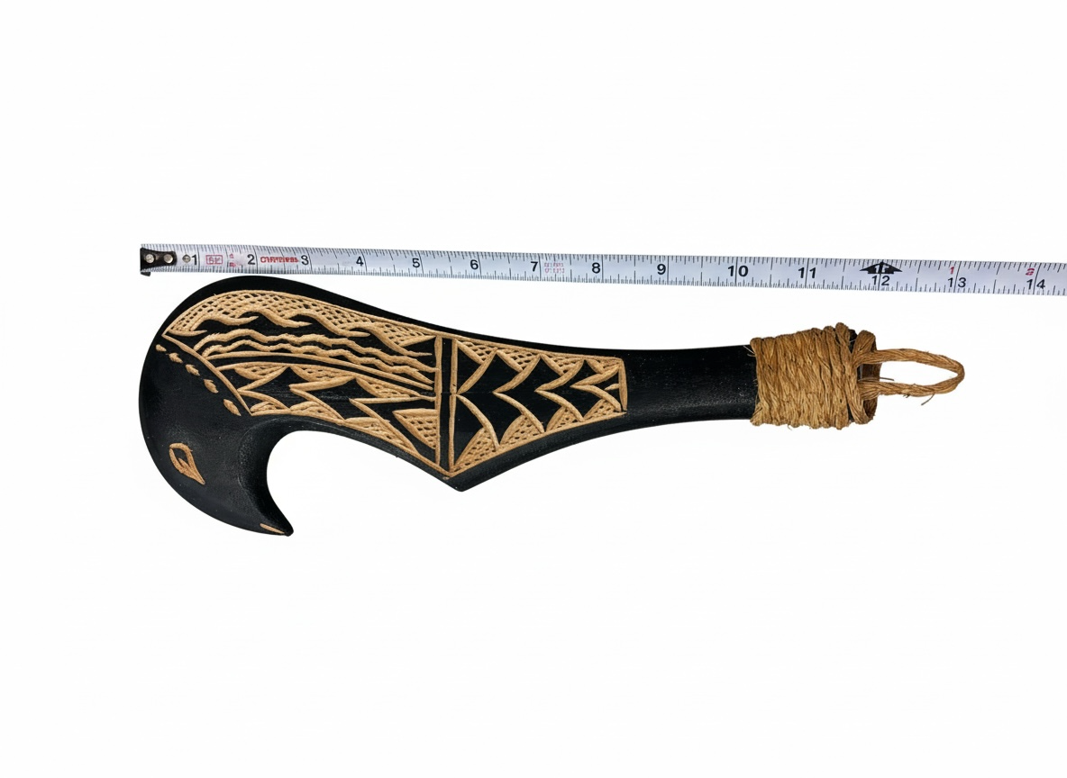 Handcrafted Polynesian Tribal Bird Hook Carving – Island Art (HPTBHC01)