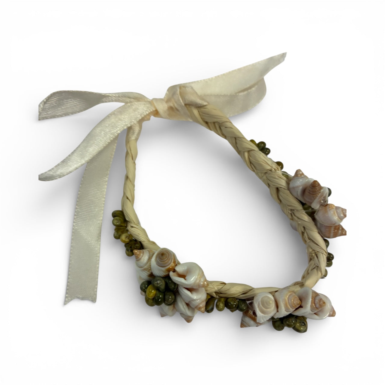 Handcrafted Island Shell Flower Necklace Set (ASSS011)
