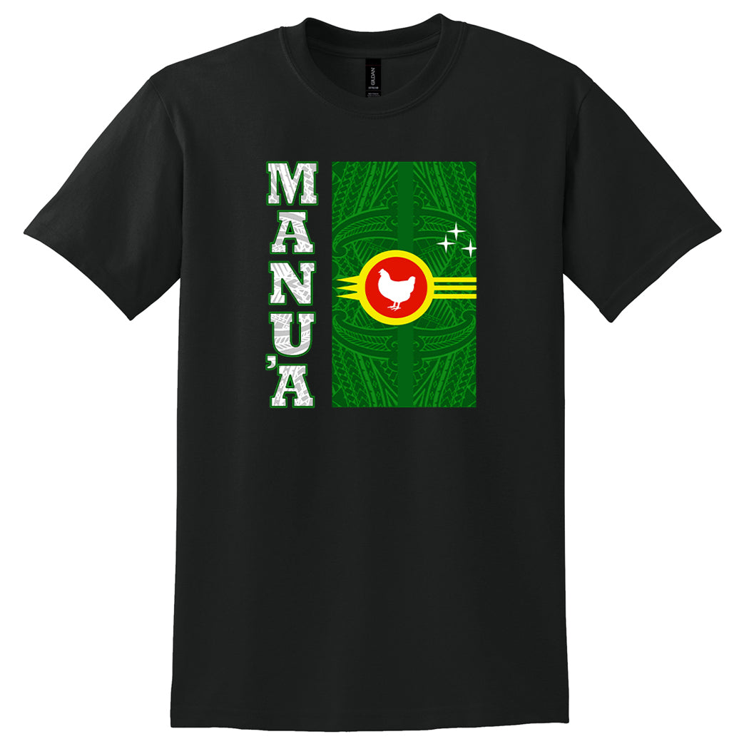 Manu’a Islands Flag Graphic Unisex T-Shirt (ITSS4)