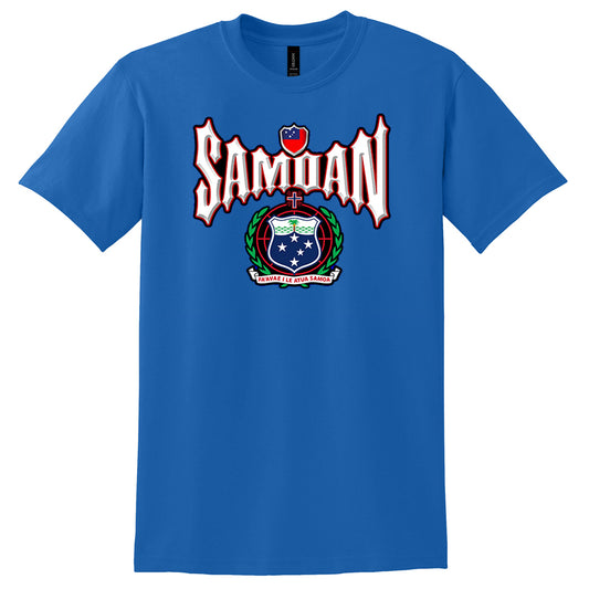Samoan Heritage Crest Unisex T-Shirt (ITSS9)