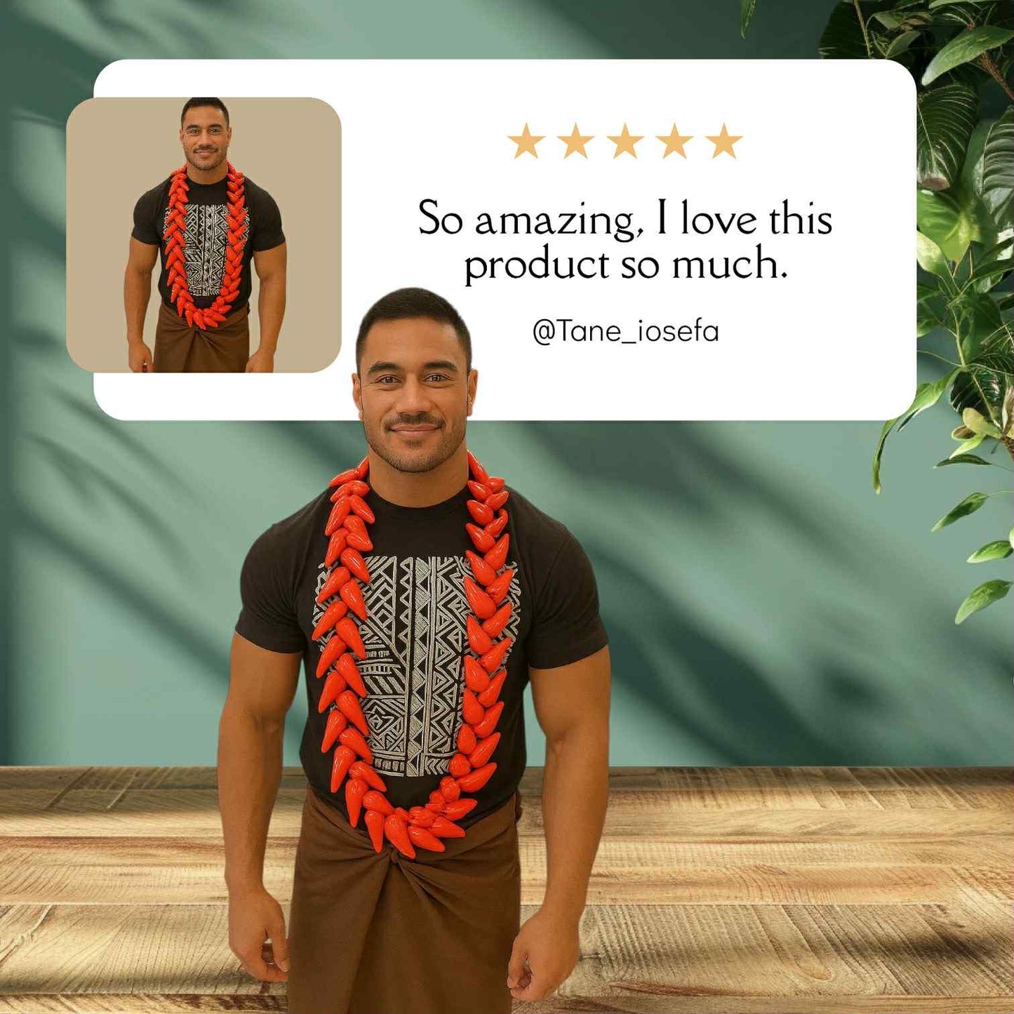 Ula Fala Red Necklace