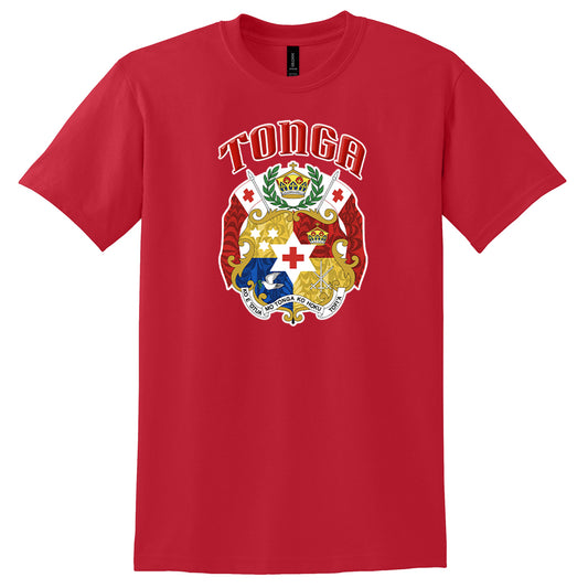 Tonga Coat of Arms Heritage Unisex T-Shirt (ITST1)