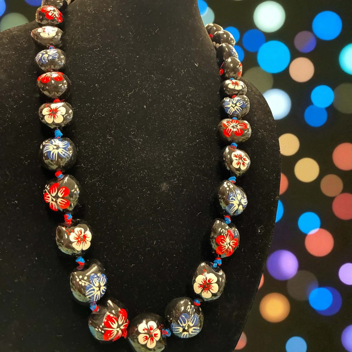 Authentic Kukui Nut Necklace 32” – Hawaiian Lei Jewelry | Tricolor
