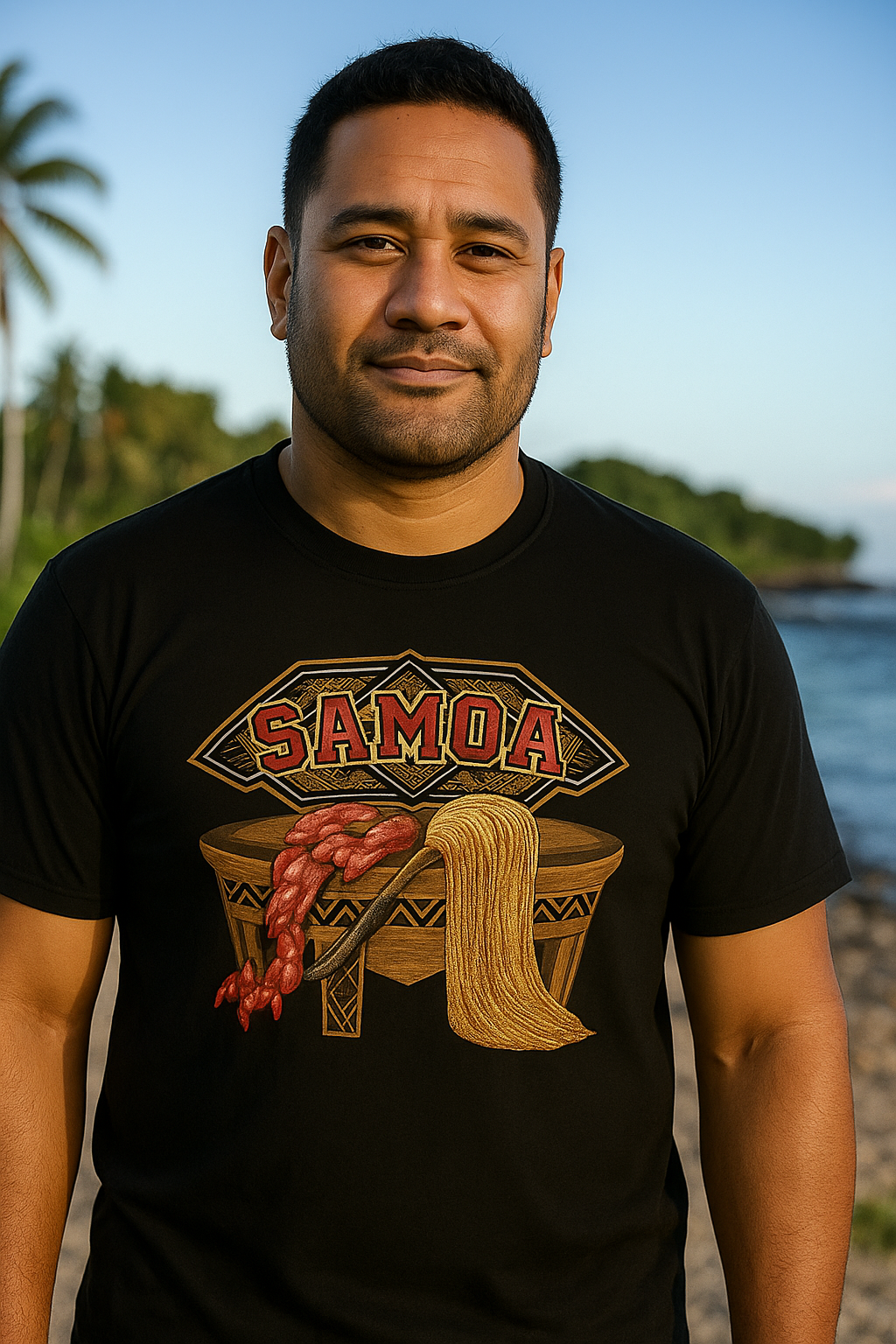 Islander T-Shirt — Unisex Samoa Tanoa Heritage Design (ITSS3)